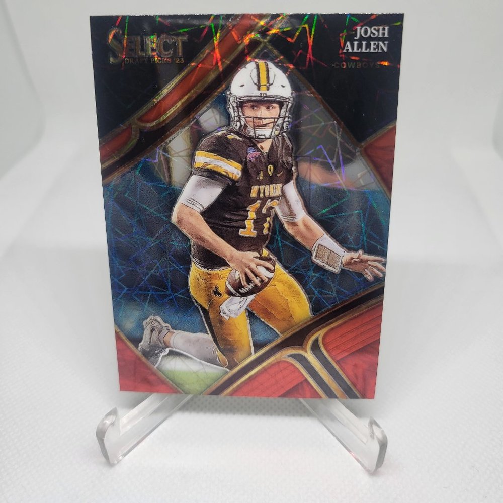 Josh Allen 2023 Panini Select ' Lazer Prizm ' Draft Pick Parallel #127